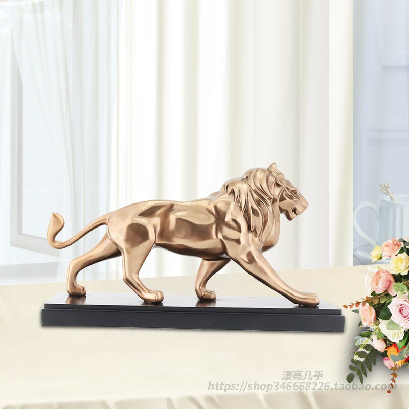 獅子擺件招財客廳辦公室裝飾品生日禮物公司客戶開業商務喬遷禮品 協貿國際日用品生活5館 樂天市場rakuten