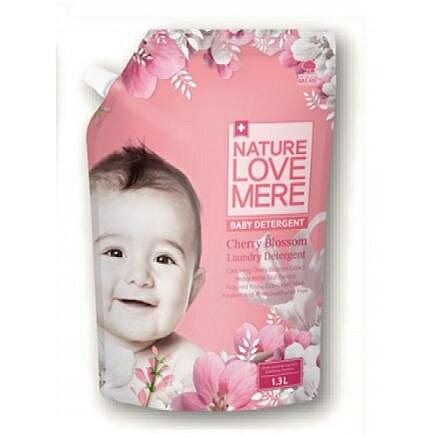 林貝兒 X NATURE LOVE MERE抗臭洗衣精1300ml (買1送1包)(8809402092284櫻花) 299元
