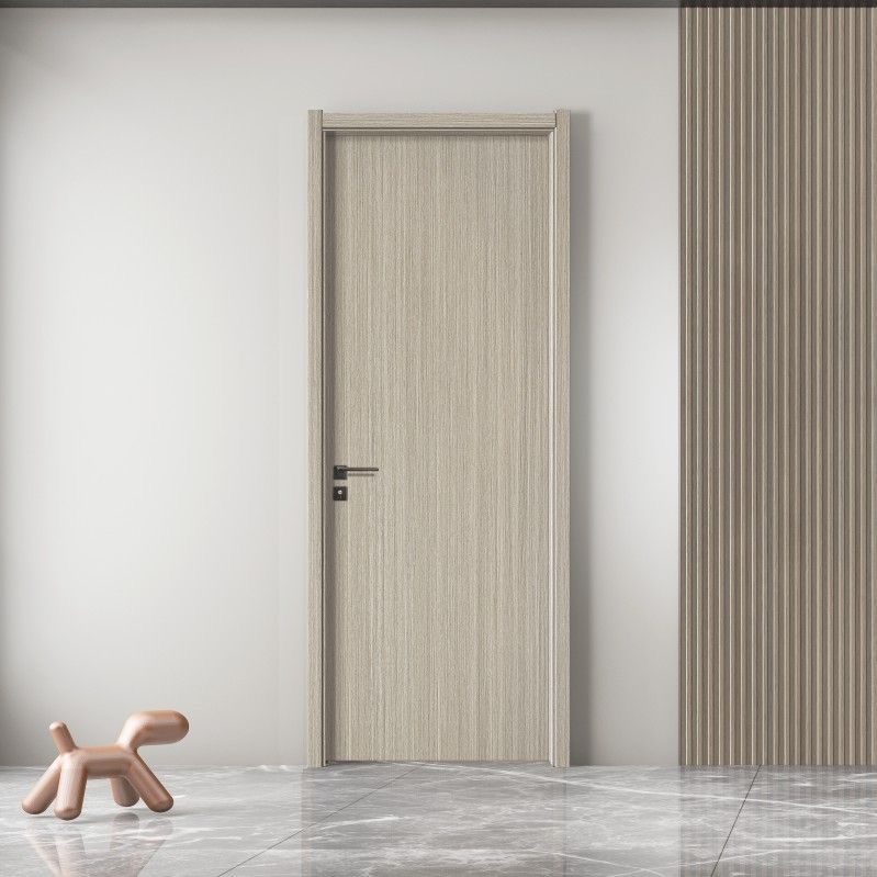 可打統編 極簡辦公室門隔音木門室內門房間門臥室門書房門對開門實木復合門 3