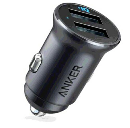 [2美國直購] Anker 車用充電器,迷你 24W 4.8A 金屬雙 USB 車用充電器