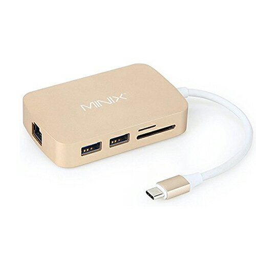 <br/><br/>  【美國代購】MINIX NEO C， USB-C 多功能集線器 with HDMI / RJ45網路 - Gold (適用 MacBook)<br/><br/>
