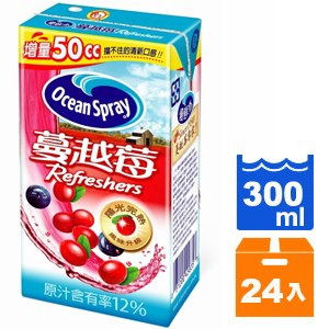 優鮮沛蔓越莓綜合果汁飲料300ml(24入)/箱【康鄰超市】
