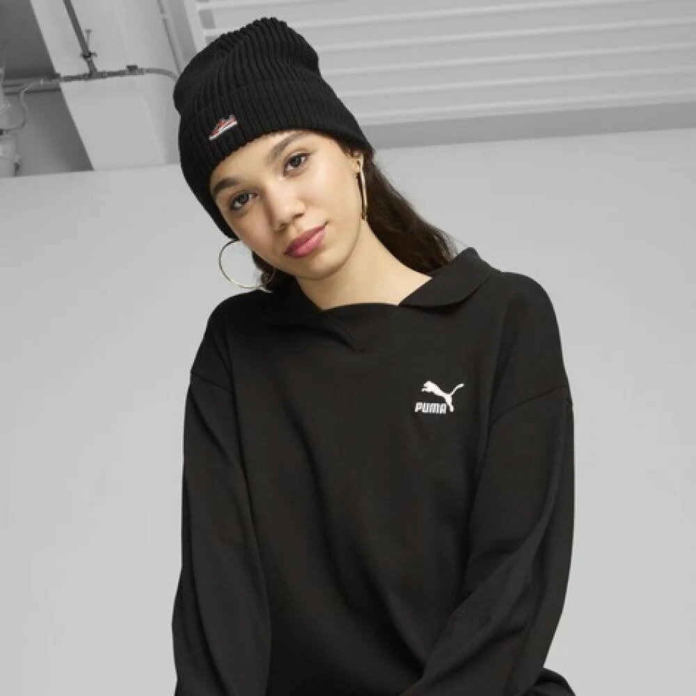 【滿千折百】PUMA 毛帽 基本系列 黑 CLASSICS 針織毛帽 中性 02568001