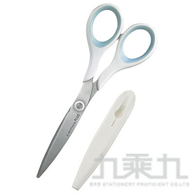 PLUS fitcut不沾膠剪刀(白) SC-160S【九乘九購物網】