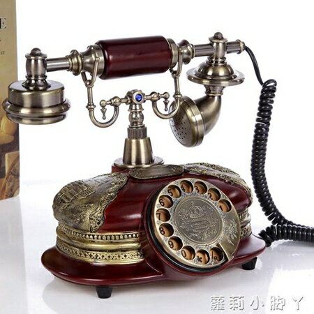 復古電話機仿古電話機歐式復古電話家用時尚創意旋轉電話復古無線電話機座機 NMS 清涼一夏钜惠