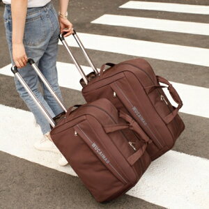 拉桿包 行李包男出差包登機包拉桿包旅行包女手提大容量折疊旅行袋簡約 快速出貨 清涼一夏钜惠