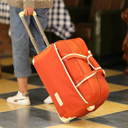 拉桿包 旅行包女手提大容量男拉桿包行李包可折疊防水待產包儲物包旅行袋 快速出貨 清涼一夏钜惠
