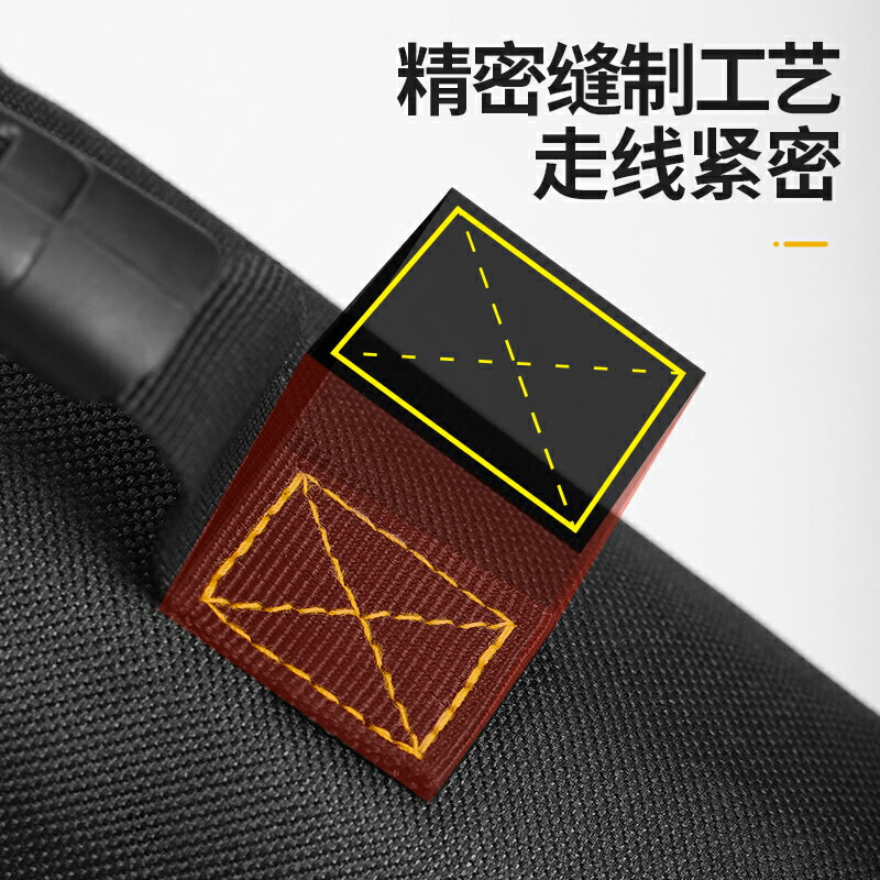 卷筒式工具包電工收納包多功能維修安裝手提工具袋帆布五金包耐用 4