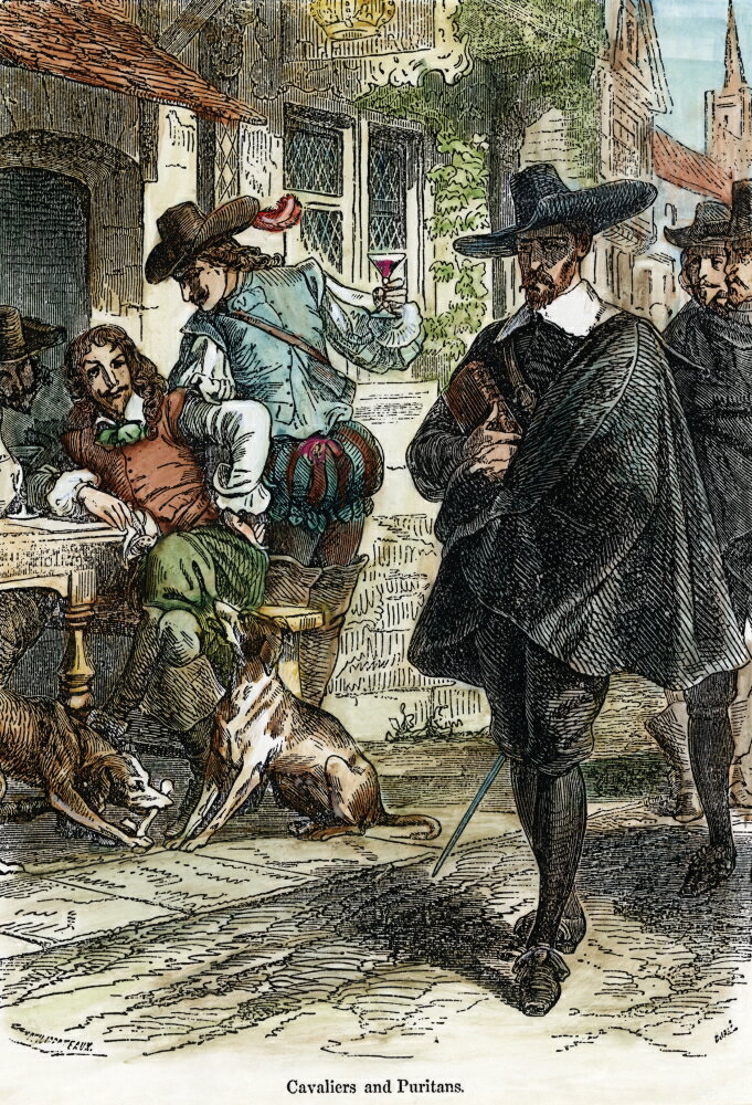 Posterazzi: Cavaliers And Puritans Ncavaliers And Puritans In England ...