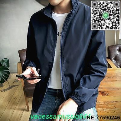 【歡樂購】無帽立領風衣 薄款 立領外套 風衣外套 單色風衣 風衣夾克 防曬外套 運動外套 秋季外套 防風外套