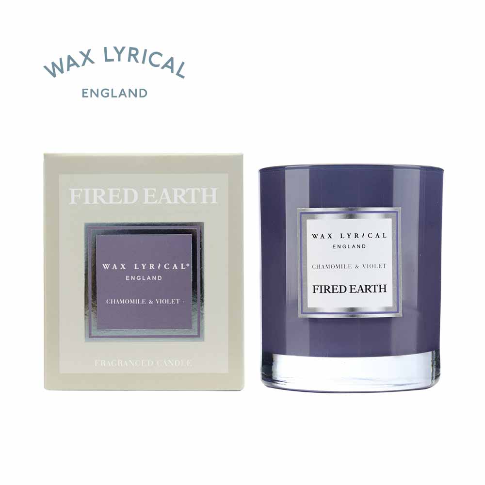 英國Wax Lyrical (FE) 玻璃蠟燭禮盒-洋甘菊與紫羅蘭(可燃50小時)