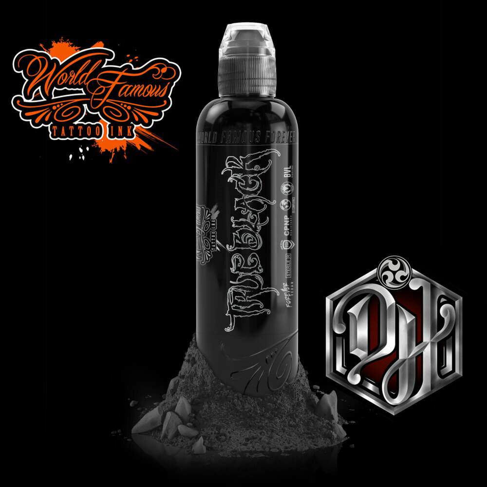 TAIWAN DH TATTOO SUPPLY歐菲斯真黑墨1ozWORLD FAMOUS TRUE BLACK~NEW!