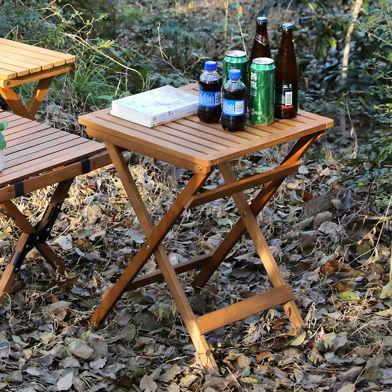 折疊桌子餐桌家用吃飯桌戶外陽臺小型方桌多功能長方形桌簡易便攜-快速出貨