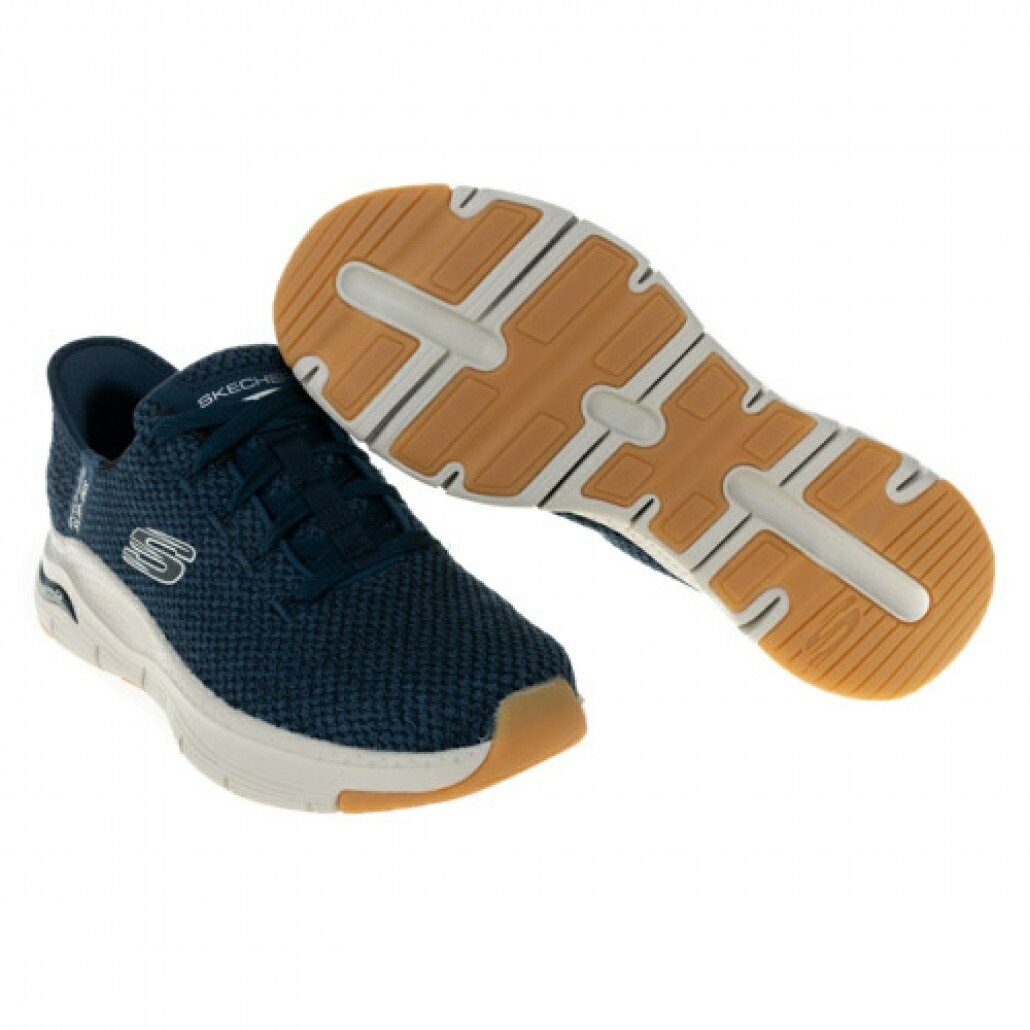 Skechers  Arch Fit  男鞋  Slip-Ins 瞬穿科技 足弓支撐 透氣 健走鞋 232454NVY 3