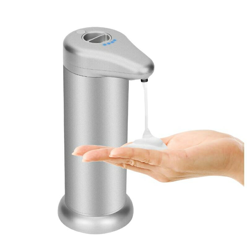 紅外線泡沫款自動感應皂液器洗手皂液機不銹鋼igo【青木鋪子】