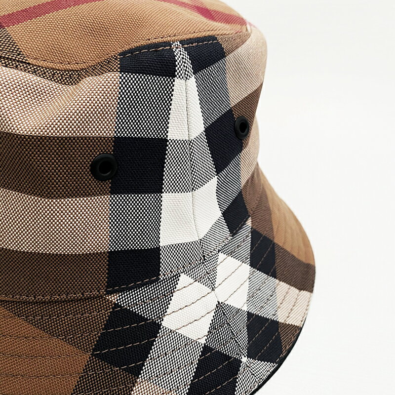 美國百分百【全新真品】Burberry 帽子配件休閒漁夫帽遮陽帽logo 經典格