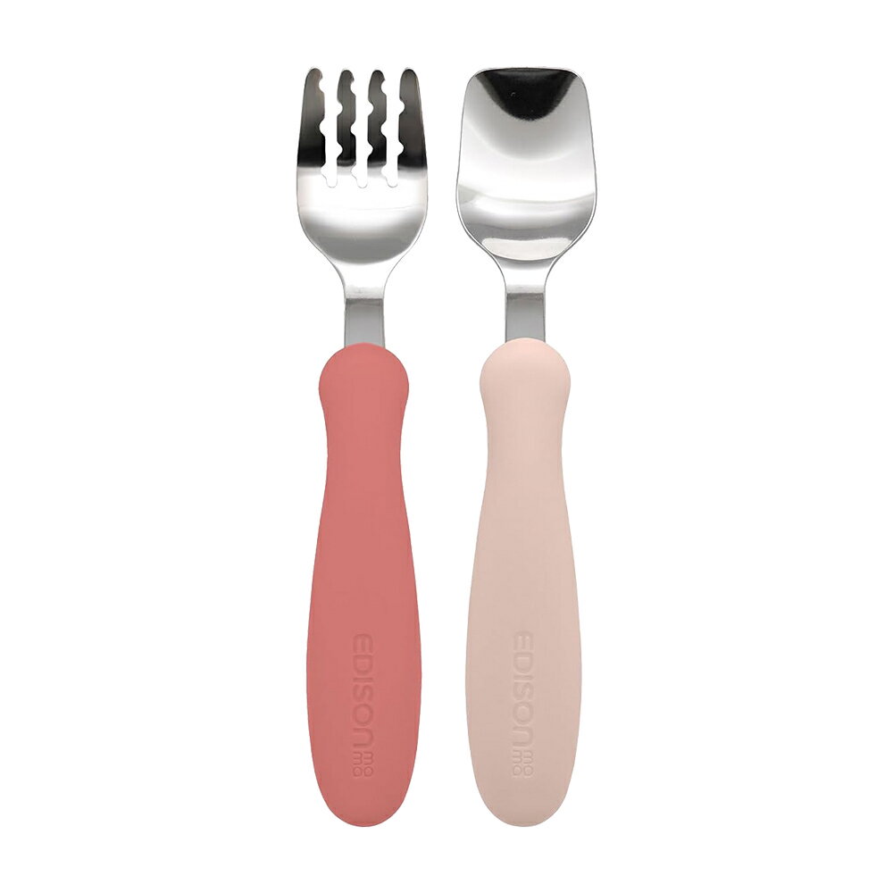 日本原裝 EDISON mama 嬰幼兒學習餐具組 (叉子+湯匙/附收納盒) 1.5歲以上 8