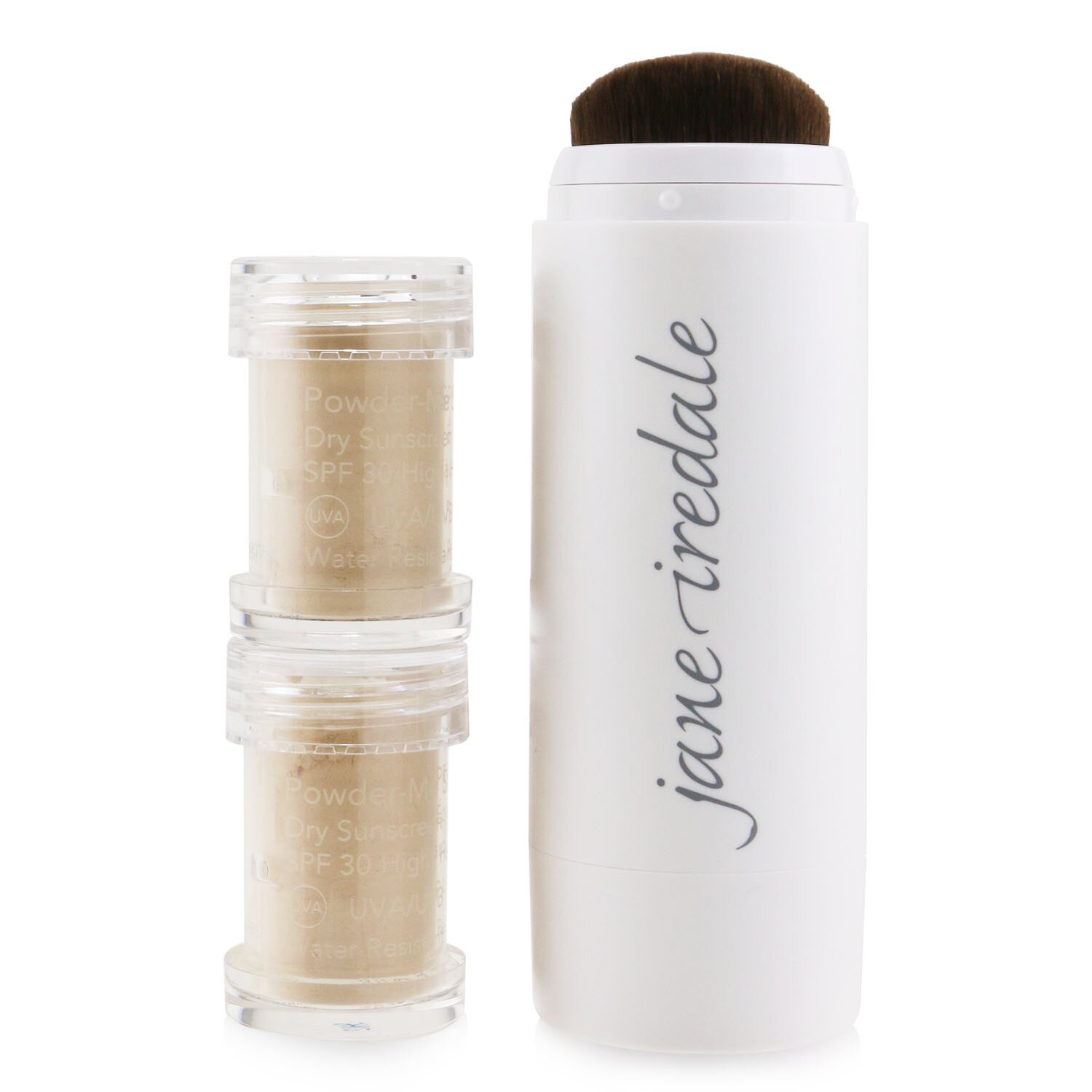 愛芮兒珍 Jane Iredale - Powder Me 補充裝蜜粉刷 (1x 蜜粉刷, 2x 補充裝)