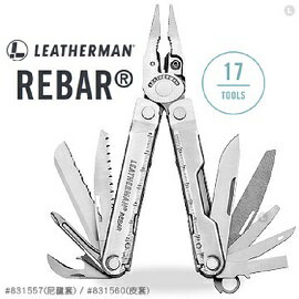 [ LEATHERMAN ] Rebar 銀工具鉗 附尼龍套 / 17 tools / 831557