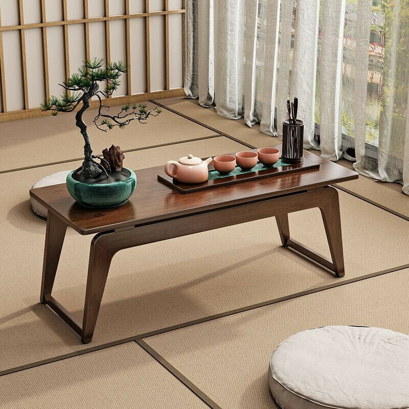 免運 儲物茶幾 邊幾 飄窗小桌子 和室桌 日式和室幾桌實木榻榻米小桌子炕桌矮桌榻榻米茶桌家用飄窗小茶幾 矮書桌 電腦桌