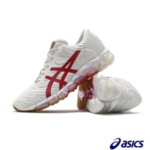 Asics慢跑鞋Gel-Quantum 360 5 米白 紅 東京奧運 女鞋 1022A223-100