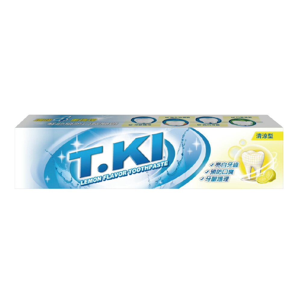 T.KI 鐵齒 亮白牙膏 130G/條 (新包裝)