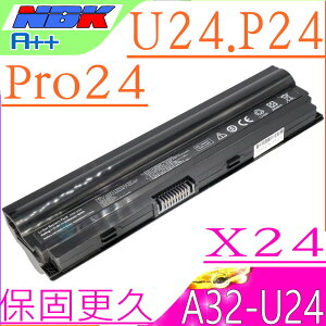 ASUS 電池-華碩 U24，U24E，U24G，X24E，P24E，PRO24E，A31-U24，A32-U24，U24E-XS71，P24E-PX023V，U24E-PX054，P24E-PX023X，U24E-PX002V，U24E-PX024V