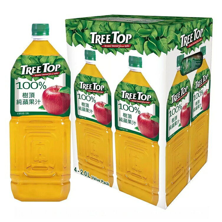 [COSCO代購4] D30991 Tree Top 蘋果汁 2公升 X 4入