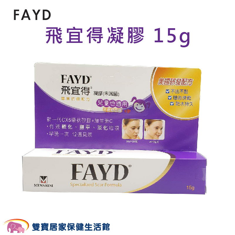 FAYD 飛宜得凝膠 15g 疤痕凝膠 疤痕處理