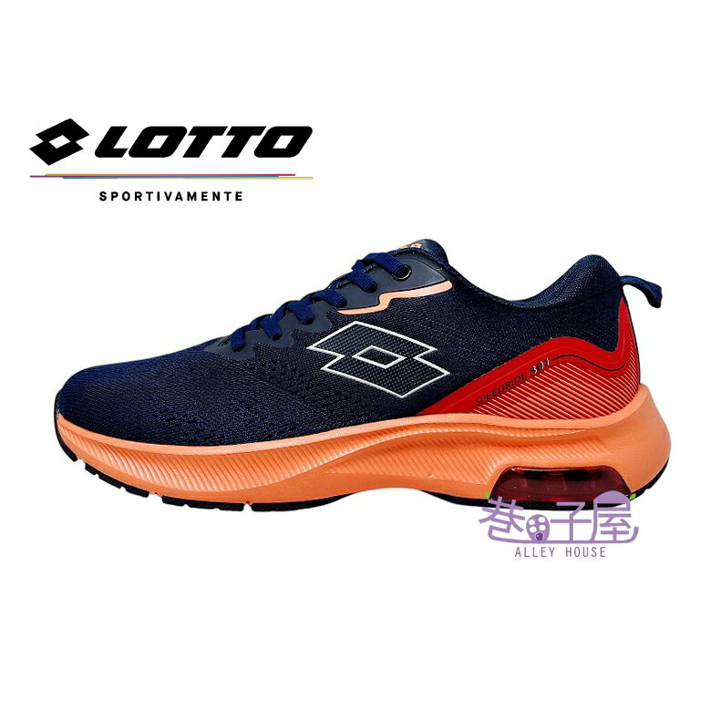 【剪標品出清】LOTTO樂得 男鞋 氣墊 運動鞋 慢跑鞋 [LTM7] 深藍【巷子屋】