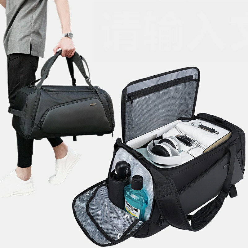 防水旅行包 旅行袋 行李包 行李袋 大容量 多功能手提包 乾溼分離 運動包 健身包 游泳包 後背包 獨立鞋袋 背包