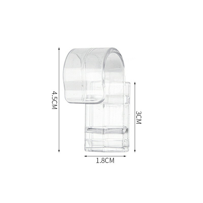 透明洗面乳夾4入【A031】台灣出貨 居家 日式牙膏夾 無印風浴室掛夾 洗面乳收納 牙膏收納 浴室廁所收納神器 牙膏架 5
