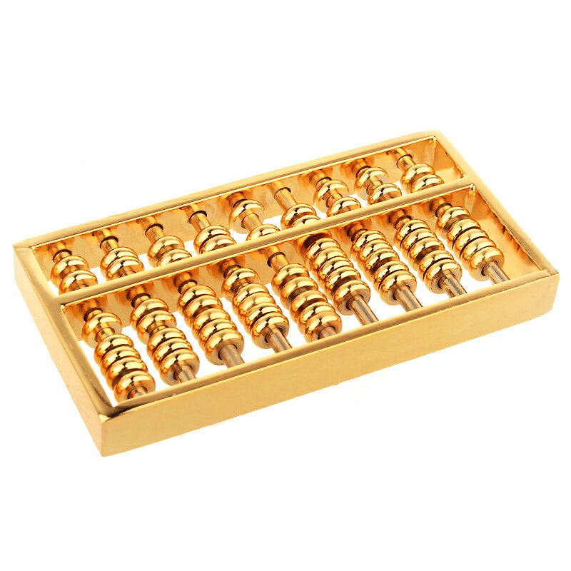 銅算盤風水擺件黃銅實心銅算盤中式合金鑰匙扣掛件裝飾禮品