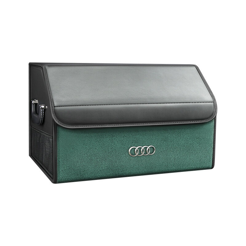 奧迪A6L A1 A3 A4 A5A7Q2Q3Q7Q5L車載後備箱收納箱儲物盒