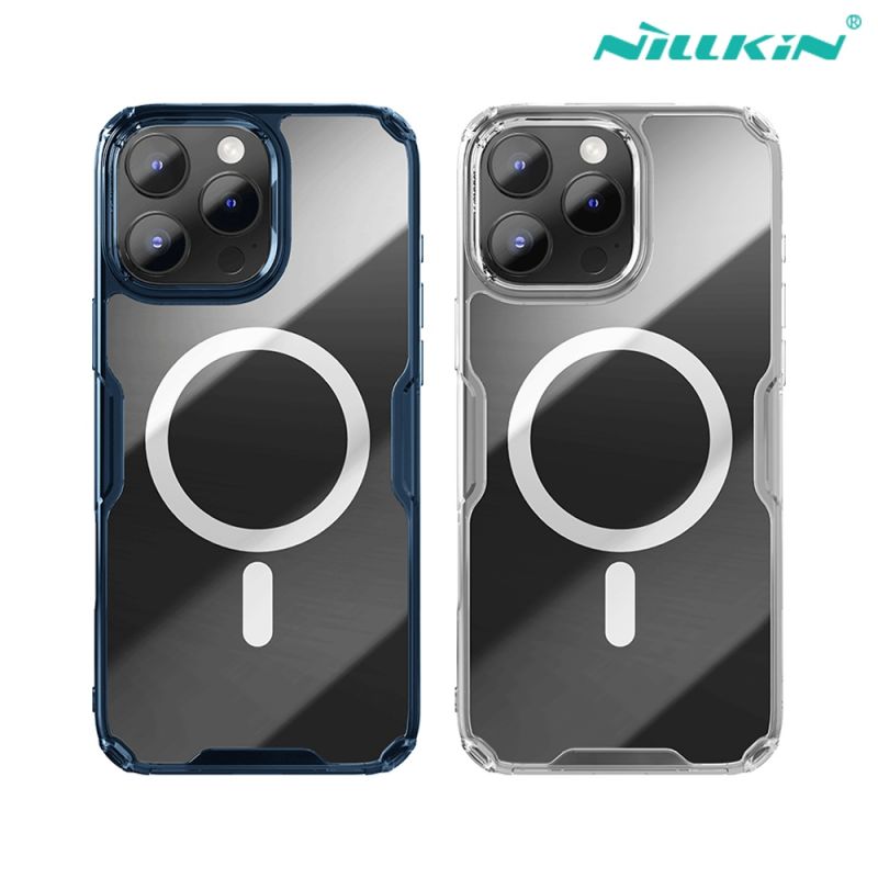 NILLKIN Apple 蘋果 iPhone 16 Pro 本色 Pro 磁吸保護套 保護套 保護殼 磁吸殼 手機套 透明套 四角氣囊 防摔保護 支援 MagSafe