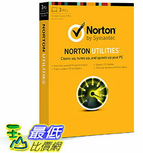 [106美國直購] 2017美國暢銷軟體 Norton Utilities (For 3 PCs)