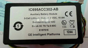 全新原裝 IC695ACC302-AB GE Auxiliary lithium Battery Module