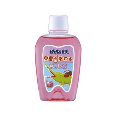 依必朗 兒童超氟漱口水-甜甜草莓(350ml/瓶)【杏一】