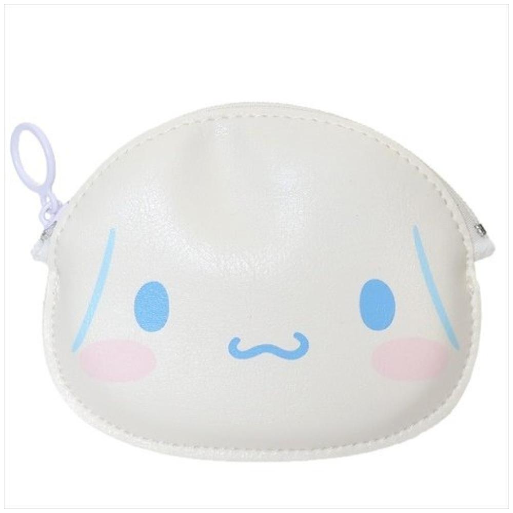 【震撼精品百貨】大耳狗 Cinnamoroll~日本三麗鷗Sanrio 大耳狗造型皮質零錢包(大臉)*53624
