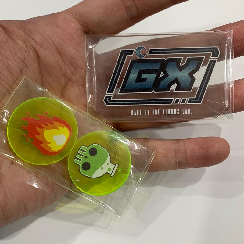惡系 壓克力GX板 加燒傷中毒指示物組 PTCG 寶可夢卡片遊戲專用 The Limbus Lab 高雄龐奇桌遊 正版桌遊專賣 桌上遊戲商品 4