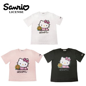 【日本正版】凱蒂貓 原宿T恤 印花T恤 短袖上衣 圓領T恤 短袖 T恤 男女適穿 Hello Kitty --- 424847