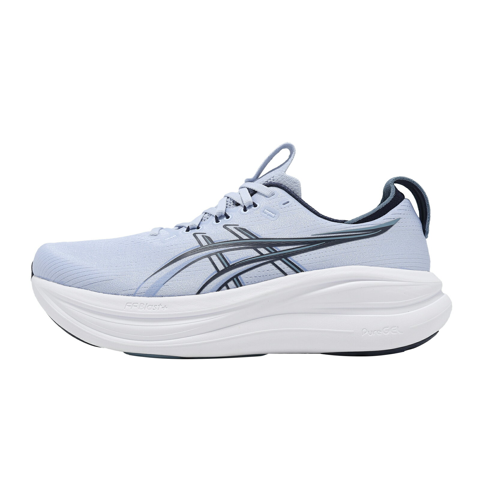 Asics 亞瑟士 慢跑鞋 GEL-Nimbus 28 2E 寬楦 男鞋 藍 緩震 運動鞋 1011C144404