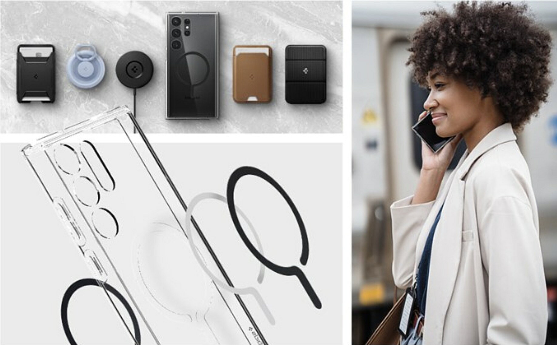 Spigen sgp OneTap magsafe 磁吸殼 手機殼 保護殼 防摔殼 Galaxy S23 Ultra 5