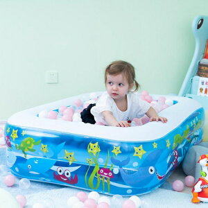 充氣泳池 兒童泳池加厚寶寶新生兒童大人家用洗澡桶家庭大號海洋球池