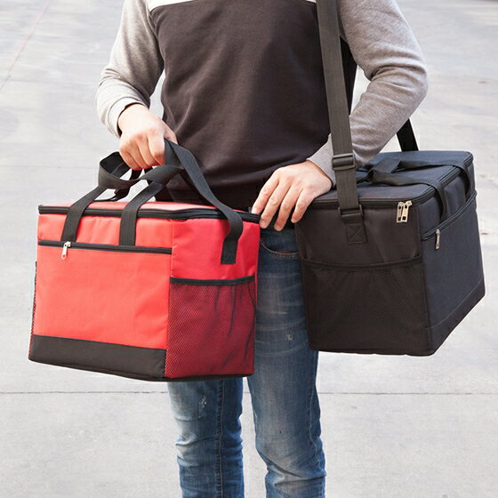 21L折疊保溫箱外賣送餐手提保溫箱冷藏箱加厚野餐包便攜 年終鉅惠 可開發票