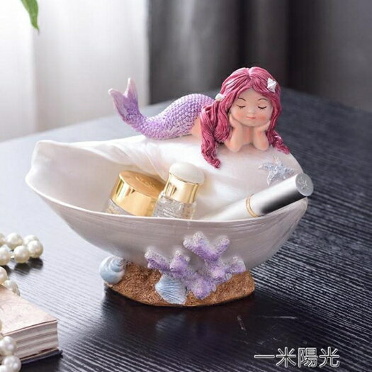 北歐玄關放鑰匙收納擺件創意可愛首飾盒客廳進門口鞋櫃家居裝飾品  年終鉅惠 可開發票