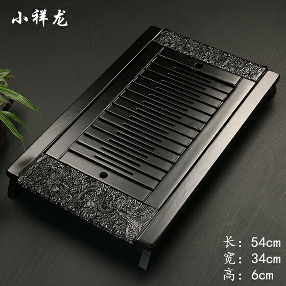 棕紅/黑色兩色入實木茶盤茶具組茶盤茶海功夫排水儲 抽屜式茶臺茶托盤檀柯xw 快速出貨 母親節禮物