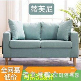 布藝沙發小戶型客廳北歐簡約現代雙人三人簡易出租房服裝店網紅款 年終鉅惠 可開發票