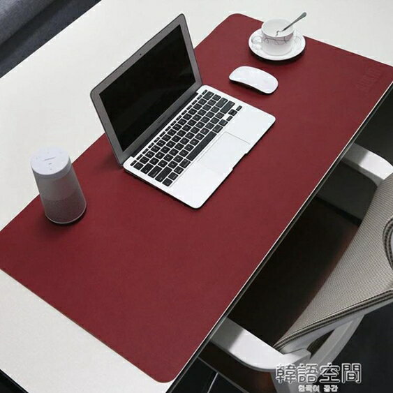 BUBM大號遊戲滑鼠墊筆記本電腦鍵盤滑鼠墊兒童寫字臺辦公桌墊訂製 韓語空間 YTL