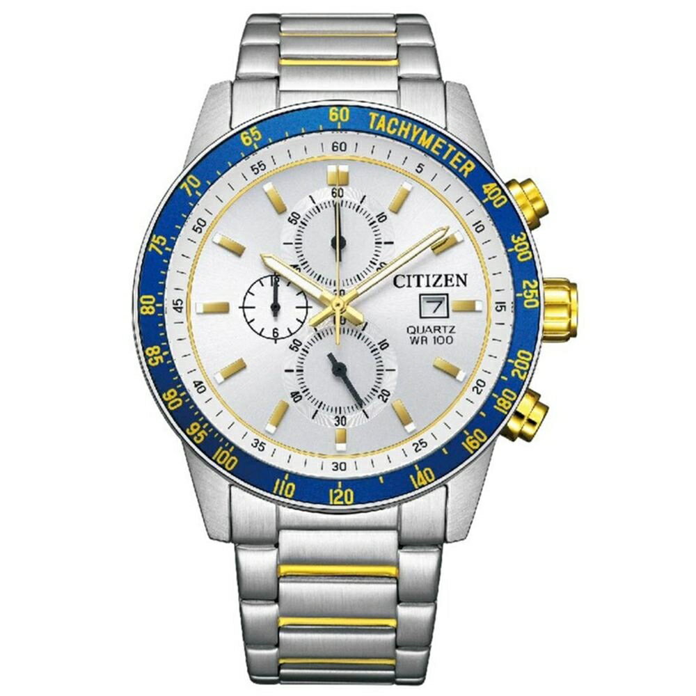 送禮首選★CITIZEN 星辰錶 限量賽車三眼計時手錶男錶44mm/AN3686-53A 附提袋【全館滿額折價★APP下單點數4倍送】線上購買享 實體門市同步服務